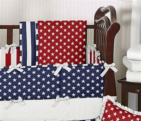 Buy Red White And Blue Crib Bedding